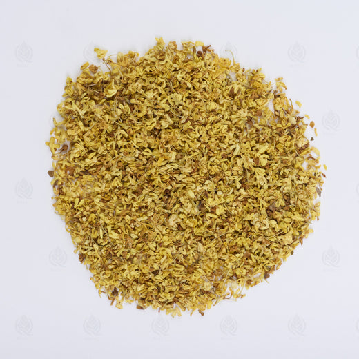 Fleurs d’Osmanthus (Olivier odorant) (Gui Hua), vue de dessus