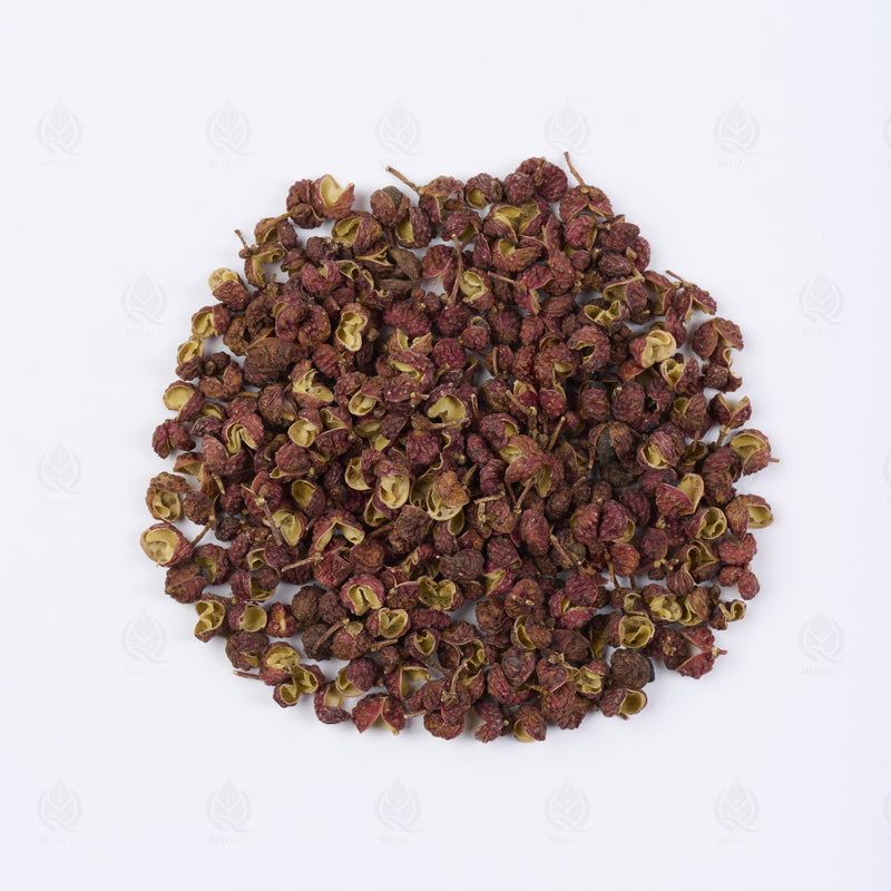Poivre de Sichuan (Hua Jiao) – vue de dessus