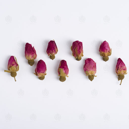 Boutons de Rose (Mei Gui Hua), vue de dessus