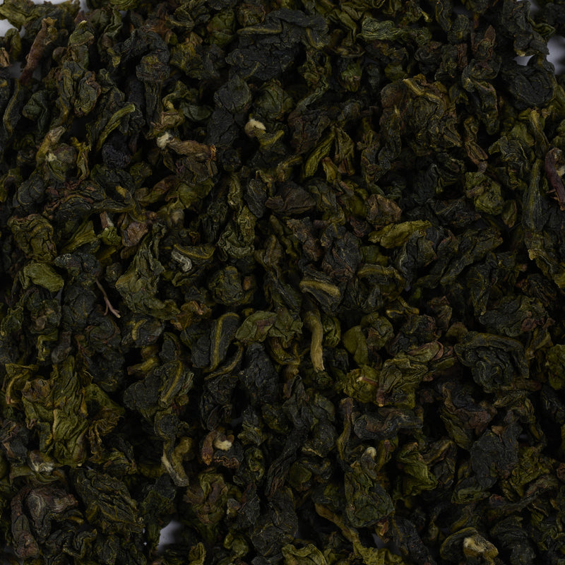 Thé Oolong Tie Guan Yin (Tie Guan Yin) – vue de dessus