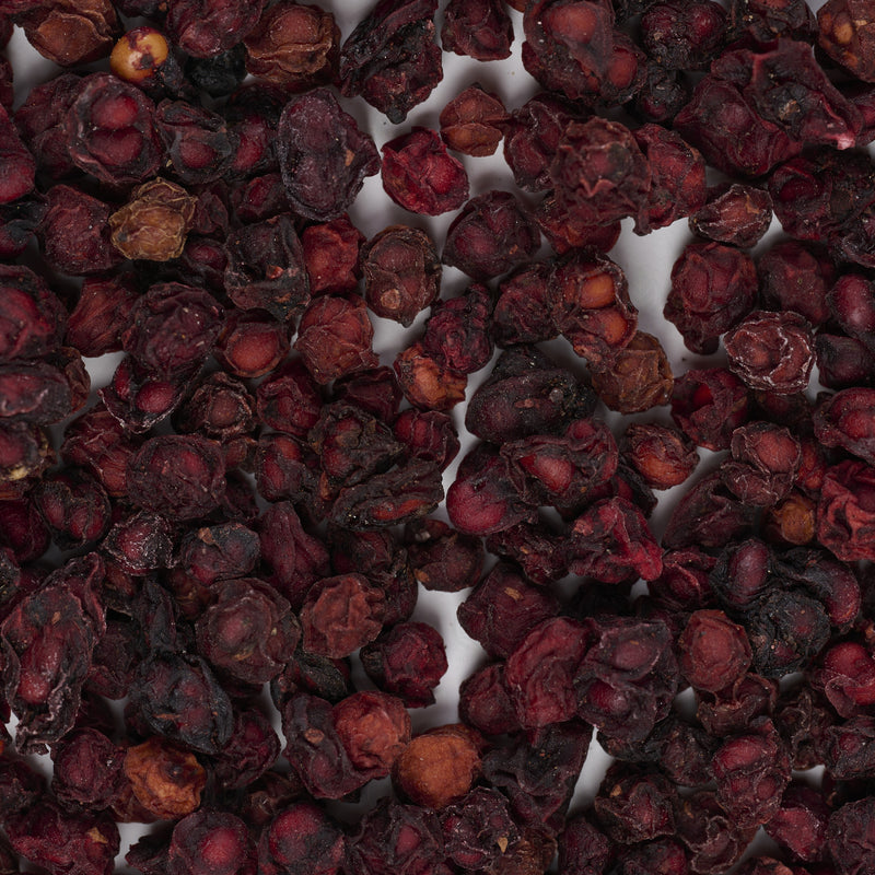 Baies aux Cinq Saveurs (Wu Wei Zi) – vue de dessus